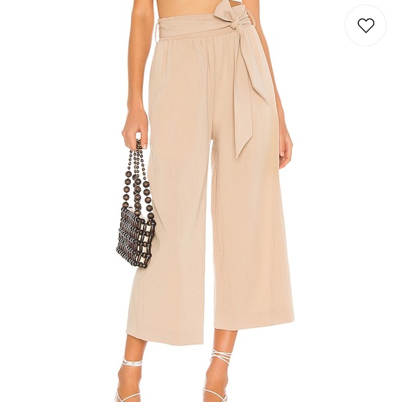 Revolve MAJORELLE Tan Pant Austyn Khaki Revolve size L - Picture 1 of 8